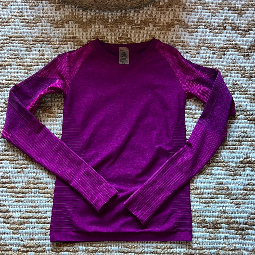 Climawear Purple Long Sleeve Top- Performance Base Layer